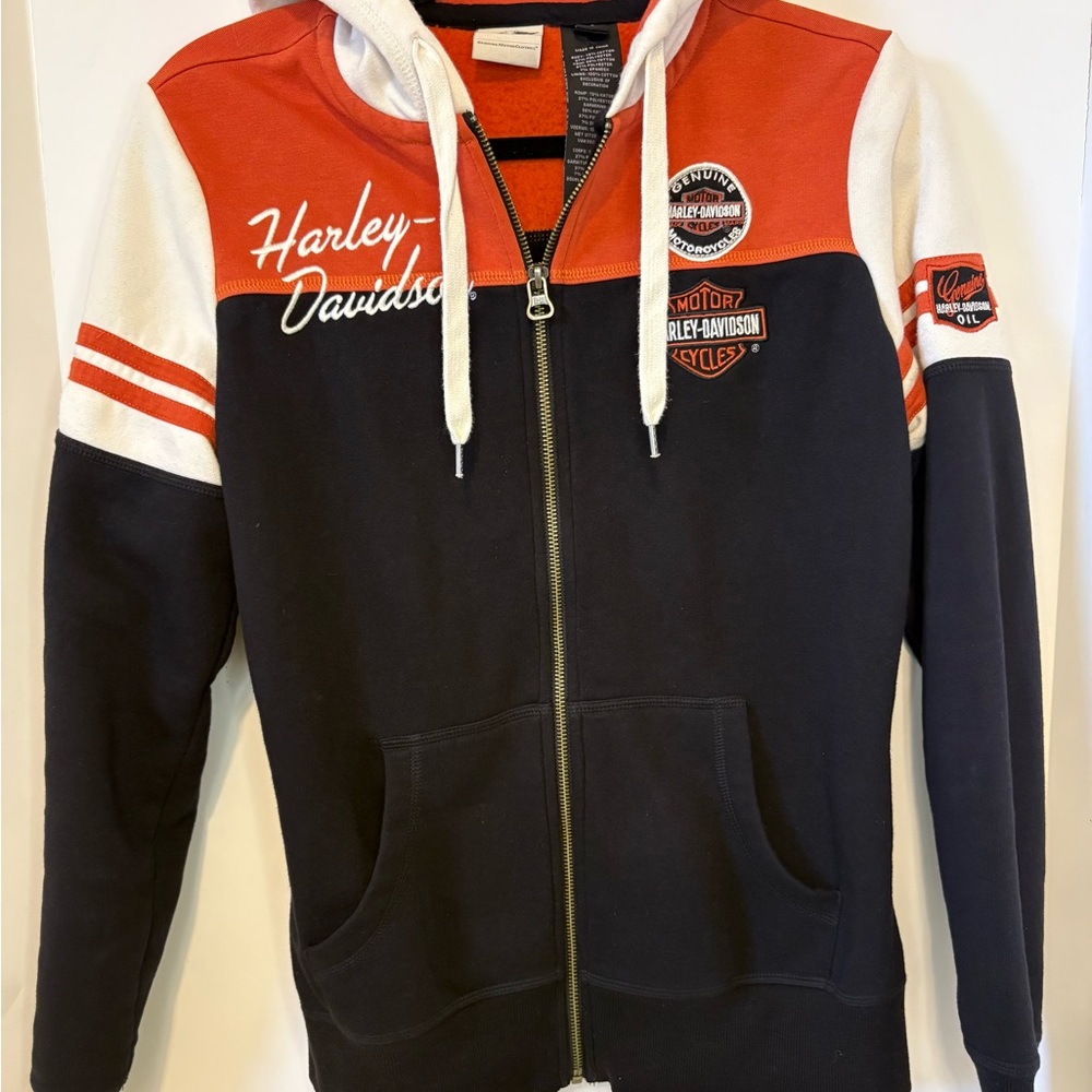 Harley-Davidson Red and Black Hoodie